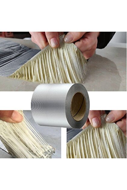 5M X 5CM Süper Güçlü Su Sızdırmaz Çamur Bant 5mt X 5cm Tamir Çatlak Boru Bandı. Çatı Izolasyon Bandı