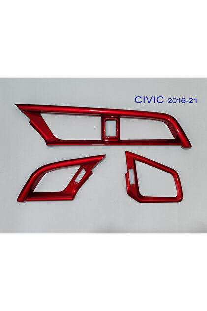 GCP German Car Parts Civic Havalandırma Izgarası Çerçeve (KIRMIZI
