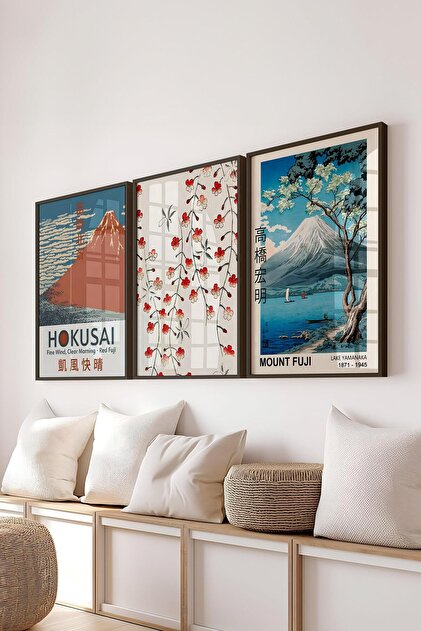postifull Çerçevesiz Poster, Comfort Serisi, Hokusai - The Great