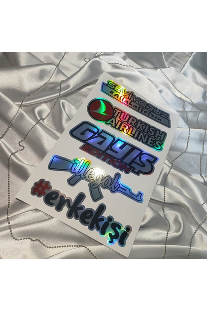 Hologram Backside Sticker - Can Be Separated, Auto-Moto Bike Compatible