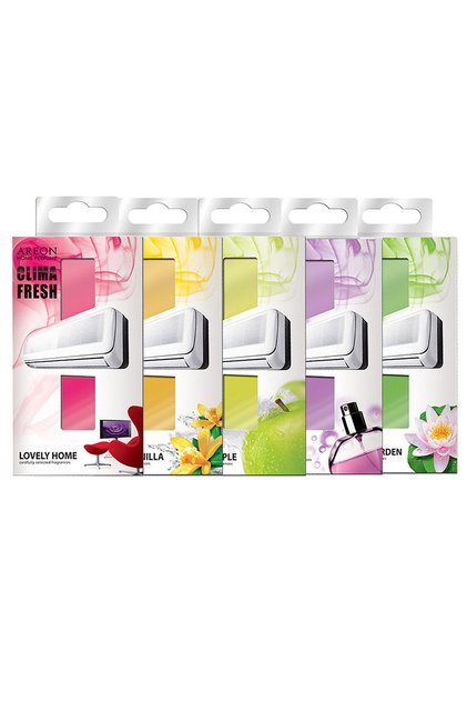 5 Pack Areon Clima Air Conditioners Fresheners Collection