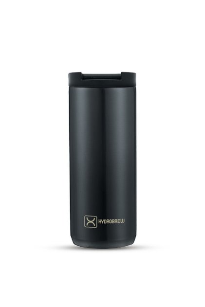 Double Wall Insulated Tumbler Water Bottle - Black, 400ml