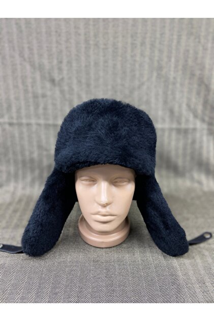 Fast Style Leather Fur Unisex Ushanka Hat- Trendyol