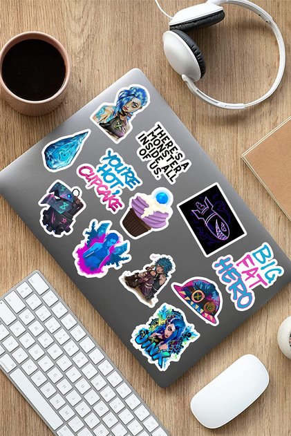 Arcane Laptop Notebook Tablet Sticker Set 4