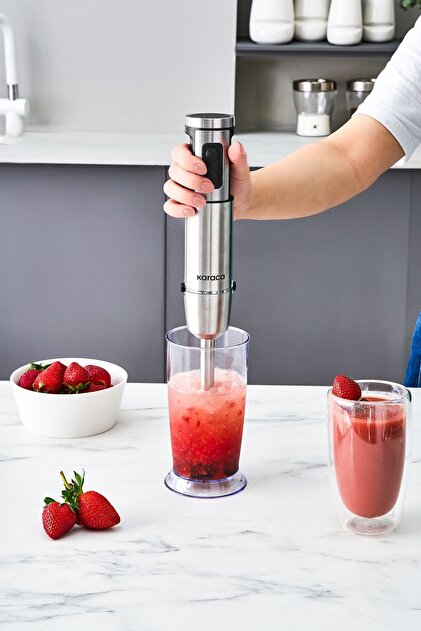 Karaca Inox Quick Mix Hız Ayarlı 1300W El Blender Set 9616B