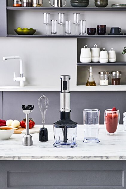 Karaca Inox Quick Mix Hız Ayarlı 1300W El Blender Set 9616B