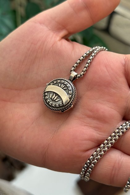 Cevşen 925 Ayar Gümüş Özel Yapım Handmade Erkek Kolye