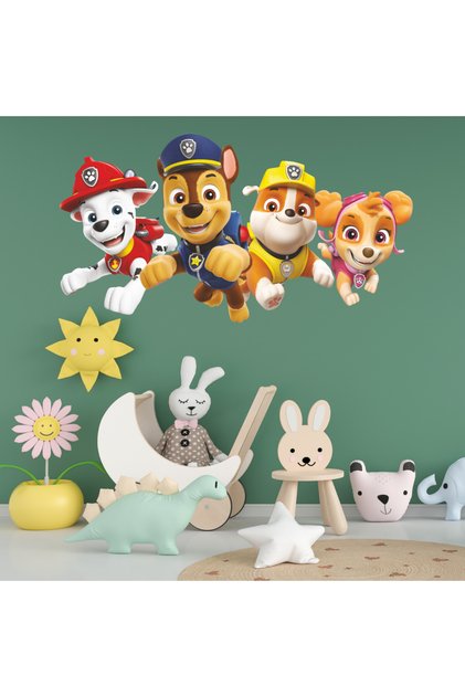 Cute Dog Friends Wall Sticker