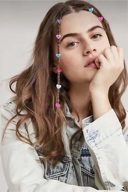 12 Adet Renkli Saç Süsü Tokası