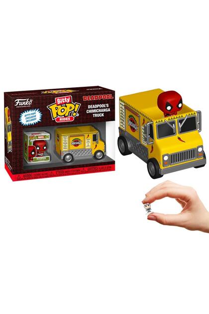Bitty Pop Rides Marvel - Deadpool And Deadpool's Chimichanga Truck