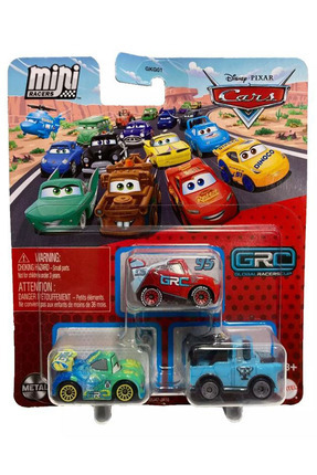 Cars Disney Pixar Cars - Üçlü Mini Racers - Jackson Storm & Miguel