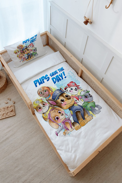 Montessori (Without Sheets) Duvet Cover Set 100X200 cm - Cartoon Series - Colorful Dogs