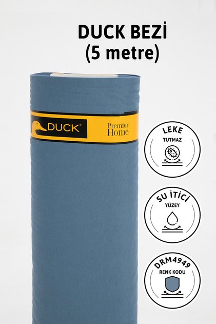 Premier Meter Duck Linen Fabric Water Repellent Cloth 5 Yards Drm4949 - Indigo