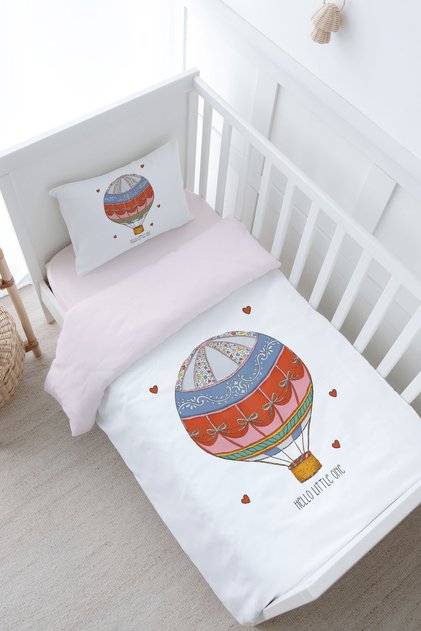 Baby Size Duvet Cover Set (100X150) - Zezig X Royal Series - Pink