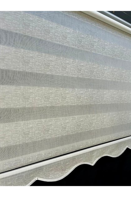 GRİ RENK BİRİNCİ KALİTE AĞIR GRAMAJLI KUMAŞ, ZEBRA STOR PERDE, OFİS PERDESİ EV PERDESİ (ETEKLİ)