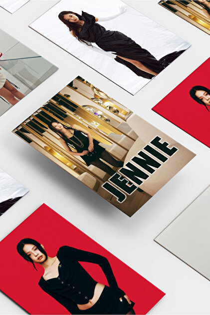 KSTAR Blackpink Jennie 55 Adet Premium Fotokart Seti - Fiyatı