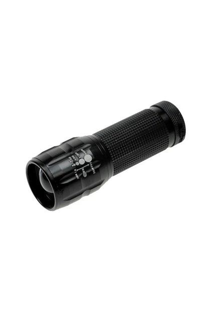 Kaliteli Metal Zoomlu Pilli Led El Feneri Ve Kamp Keneri