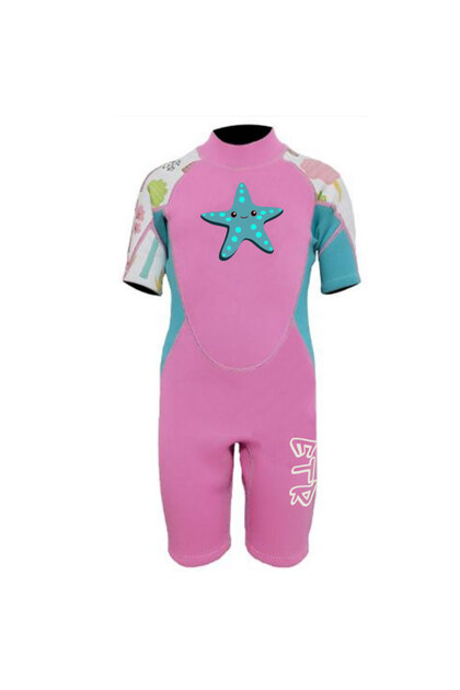 Üşütmeyen Mayo Çocuk Mayosu (Pembe-Mavi)