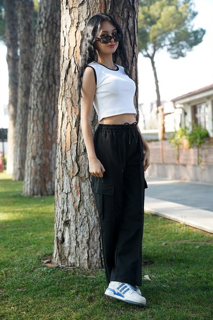Hanging Crop & Double Cargo Pocket Pipe Leg Bottom / Bottom-Top Set