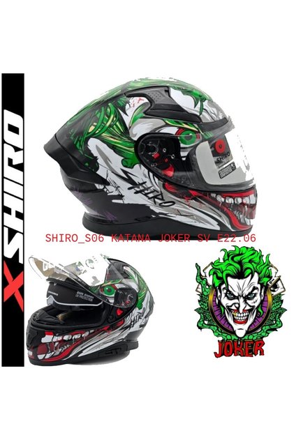 Kask 100192 Fullface Katana Joker_l Sunvızor