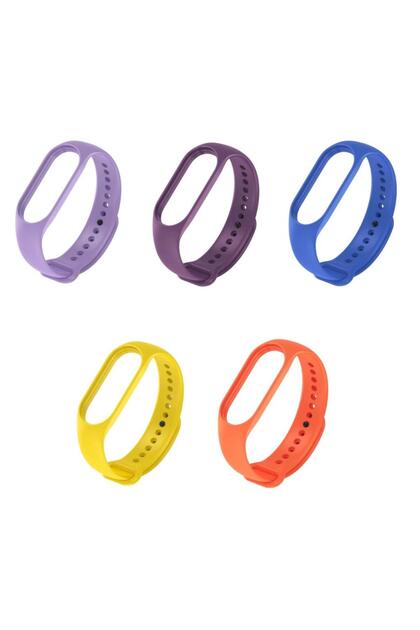 Xiaomi Mi Band 3 Mi Band 4 Compatible Smart Bracelet Tme Set of 5 Cord Strap