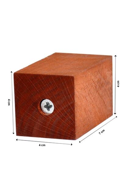 Masa Sandalye Koltuk Kanepe Ünite Ayak Yükseltici Ağaç Takoz Boy 7 Cm En 4x4 Cm