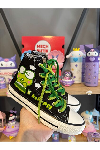 MECH BUTİK HelloKitty Keroppi Baskılı Bilekli Unisex Spor Ayakkabı