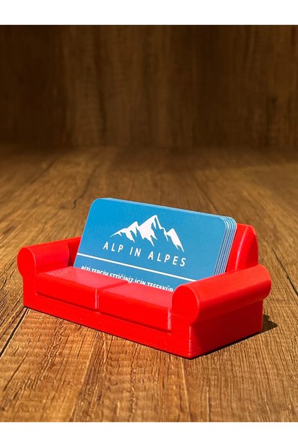 Oval Seat Business Card Holder