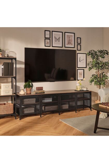 イケア　TVポード IKEA tv sehpası, siyah, 198x45x54 cm - Fiyatı, Yorumları