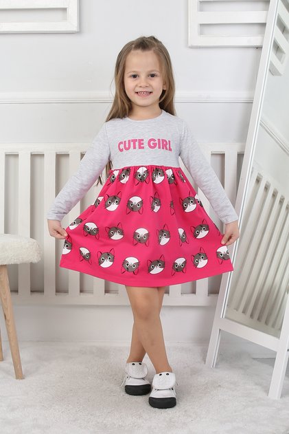 Kız Çocuk Elbise Cute Girl