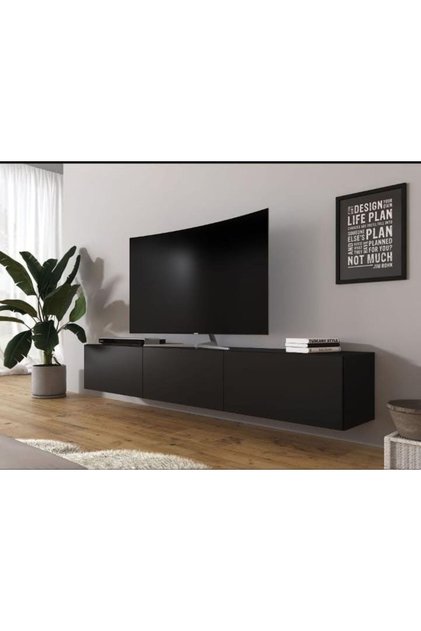 Black Fuzzy Tv Ünitesi