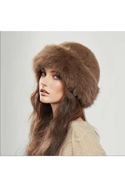 Kışlık Peluş Şapka , Bere , Kalpak