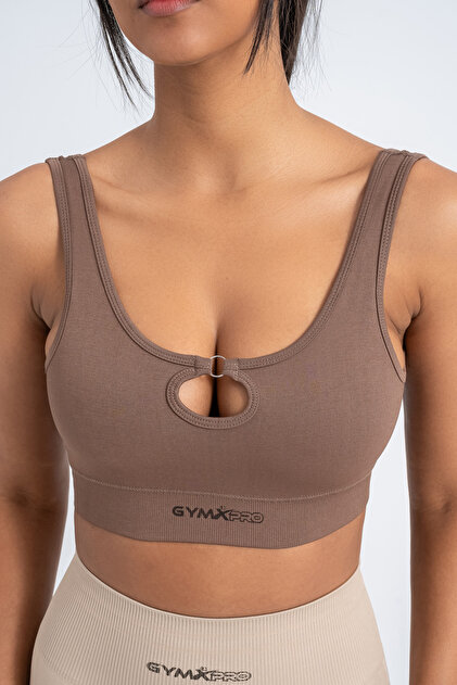 Askılı Ultra Esnek Halka Detay Spor Bra