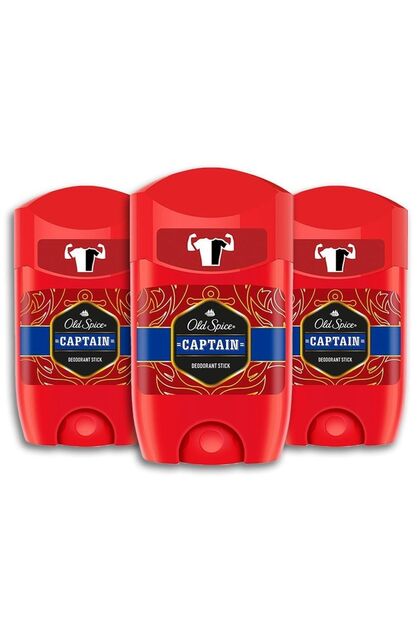 Deo Stick 50 ml Captain 3 Adet