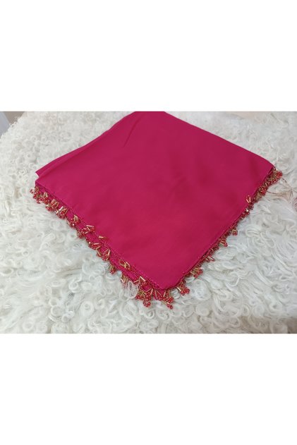 Handmade Writing Edge Ring Beaded Hand Embroidered Cheesecloth Yemeni, Scarf, 4 Sides Embroidered