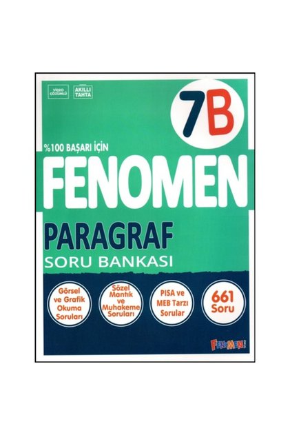 Fenomen 7.Sınıf Fenomen Paragraf Soru Bankası (B) 2023