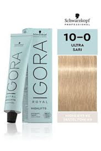 Royal 10.0 Ultra Sarı Tüp Saç Boyası
