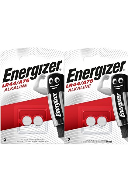 Energizer A76/lr44 Alkaline 4'lü Pil, Krom/siyah/kırmızı - Fiyatı