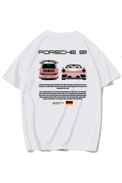 911 Porsche Printed Custom Design Unisex Tshirt