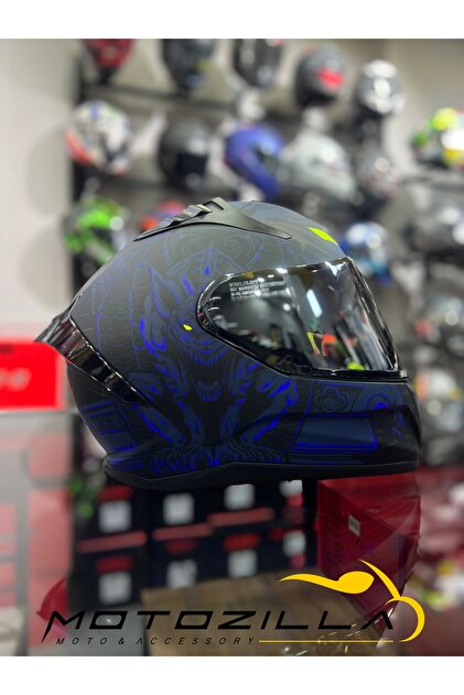 ネイビー MTS 801 Navy Mavi Kapalı Kask Ayna Vizrölü - Fiyatı, Yorumları