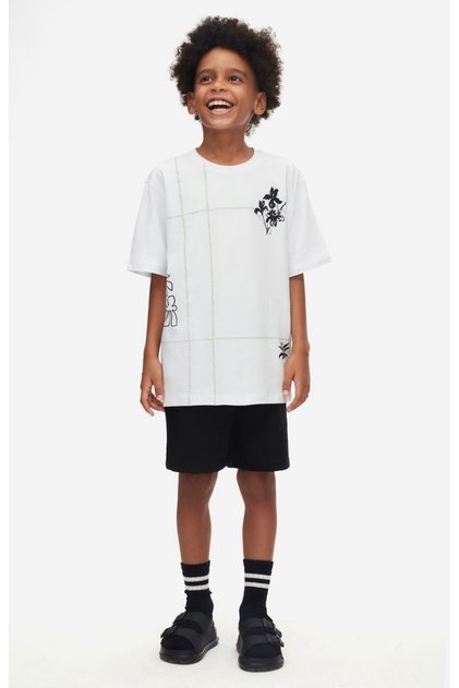 Limi Boy's Soft Stretchy Build Combed Cotton T-Shirts Woven Shorts 2 Piece Set