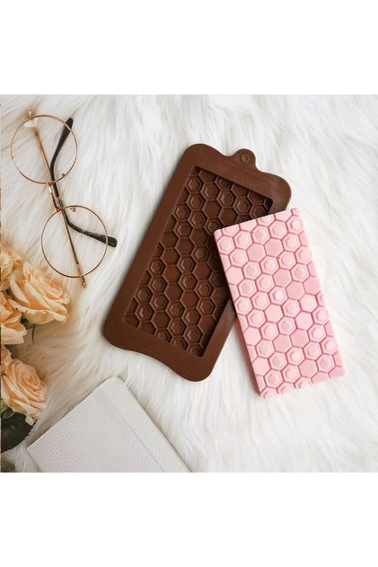 Silicone Chocolate Bar Molds, Homemade Chocolate Protein and Energy Bar Molds