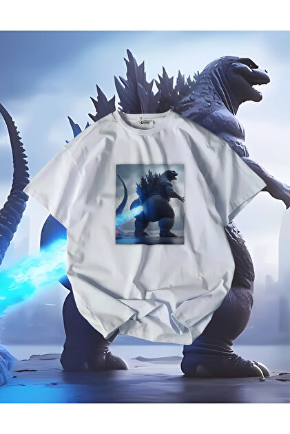Cakkey Osuran Godzilla Baskılı Oversize T-Shirt - Fiyatı, Yorumları