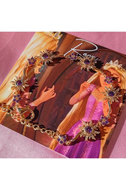 Reory Accessory Rapunzel Güneşi Bileklik Rapunzel Sun Bracelet Mor