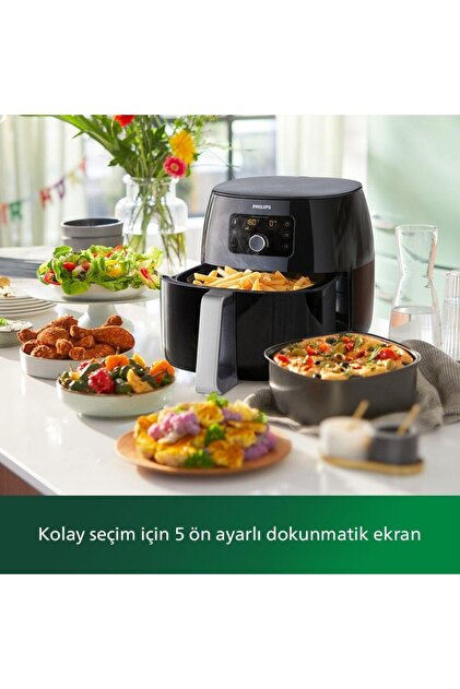 調理器具 PHILIPS Avance Collection Philips HD9650/90 Airfryer XXL Fritöz Avance Collection 1.4 kg 7.3