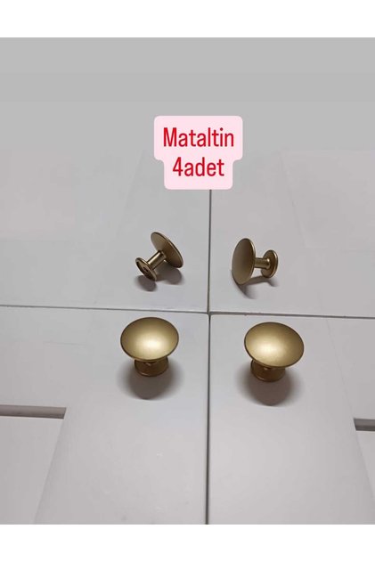 METAL MATALTIN MOBİLYA KAPAK ÇEKMECE MUTFAK BANYO KULPU ÇAP ÖLÇÜSÜ 25MM