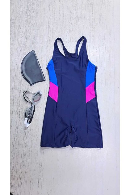 Girl's Sports Swimmer Swimwear Bone Pool Glasses