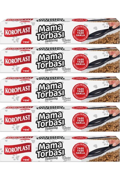 5 Pack Food Bags - 10 Pack 26X28 cm