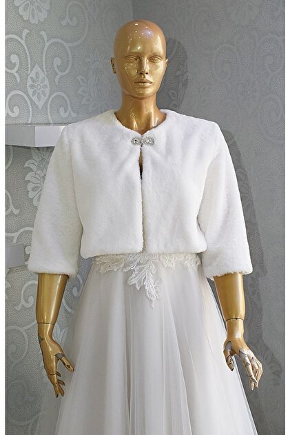 paris in paris Wedding Dress Fur-bridal Jacket-bridal Bolero-wedding Gown  Etol-wedding Fur- Shawl-bridal Accessories- evening Shawl- Trendyol
