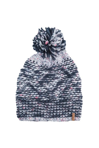 Unisex Lacivert Bere Kışlık Katlamalı Basic Logo Detaylı Düz Günlük Kullanım Akrilik Eslia